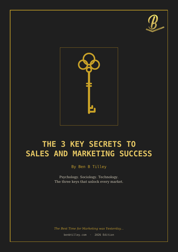 The 3 Key Secrets to Sales and Marketing Success book cover